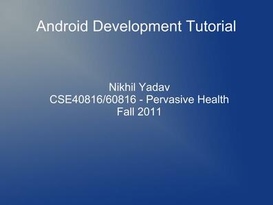 Android Development Tutorial Pdf For Beginners Free Download
